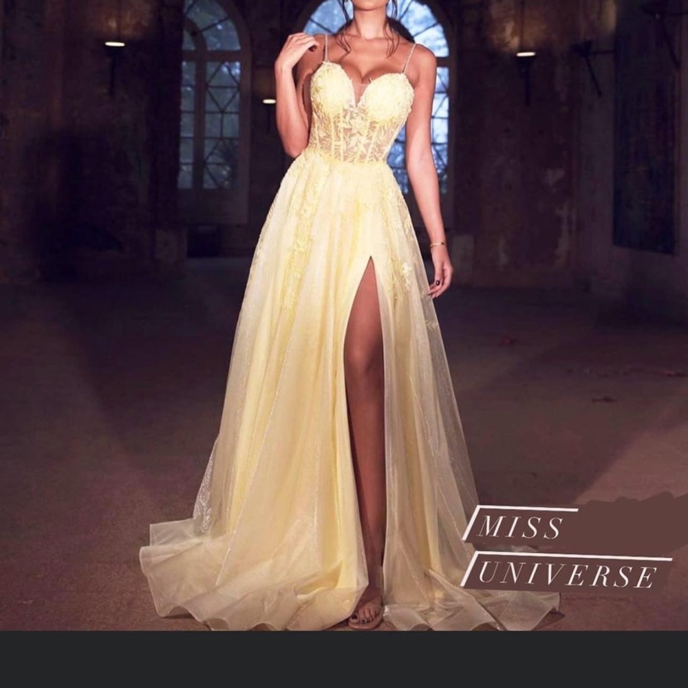 Yellow Evening Gown